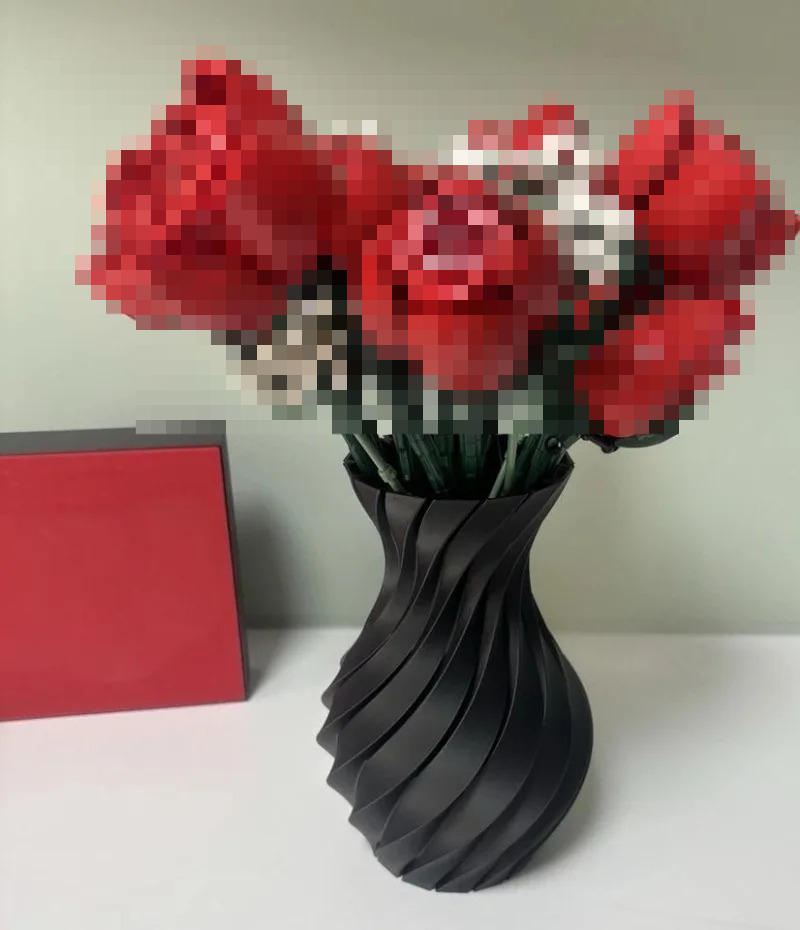 3D Printing Lego Bricks - Wazon na Bukiet Róż Lego Kwiaty