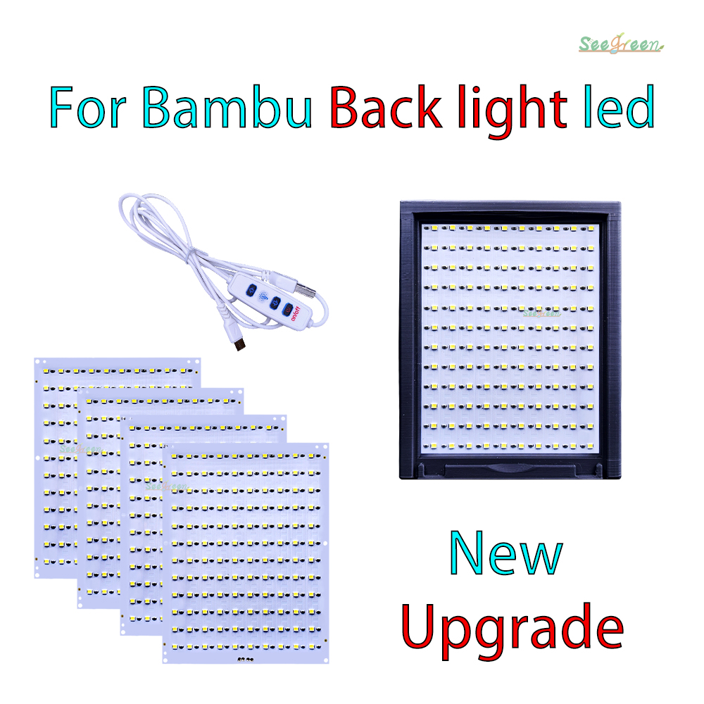 3D Printing Bambu Lab - Panel LED Lithophane Bambu Lab CMYK