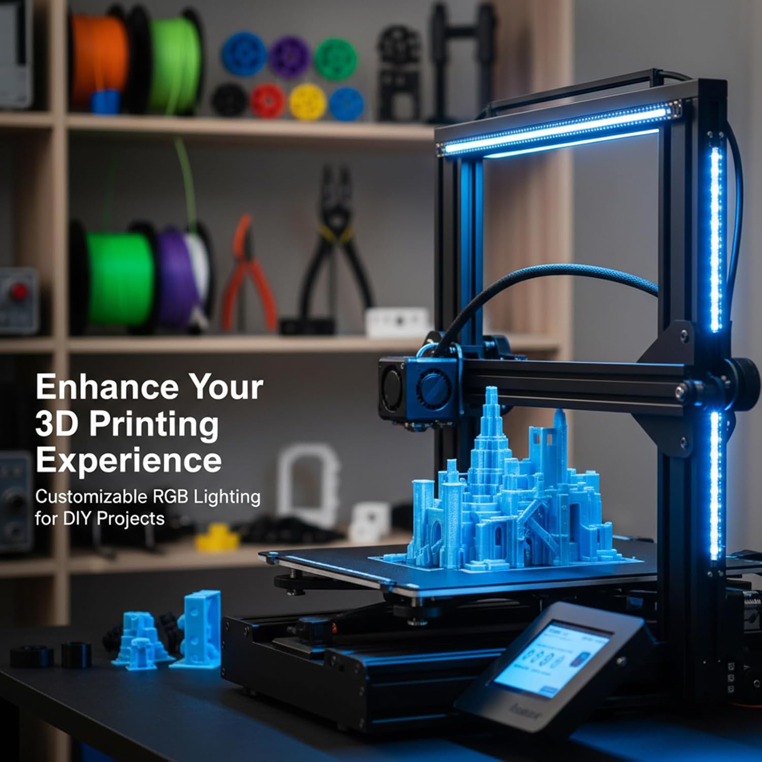 Płytka LED RGB Bambulab CyberB – 3D Printing Bambu Lab recenzja i cena