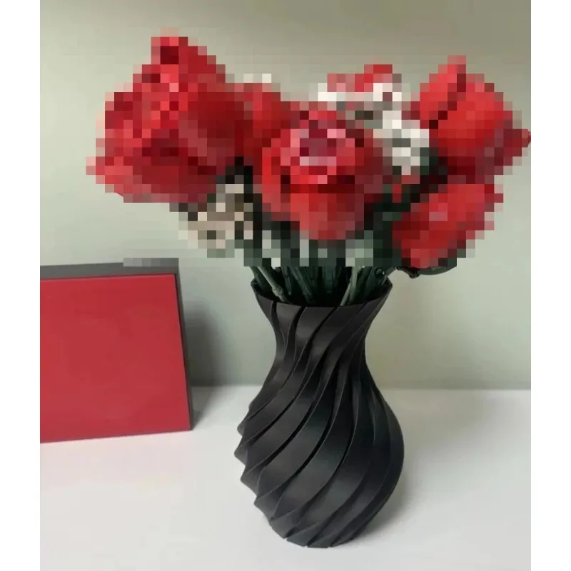 1 szt. Wazon na bukiet róż Leg – 3D Printing Lego Bricks recenzja i cena